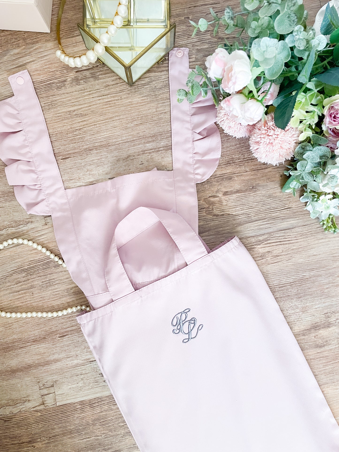 大人スイートエプロン・上品エレガントな手提げ Bag by【Grace and Douce】