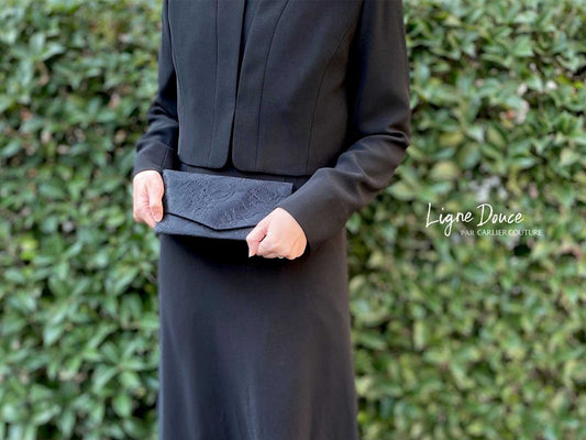 【即納品】袱紗・ブラックレース【慶弔両用】