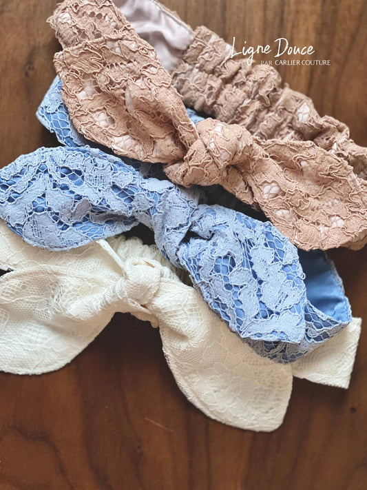 【ご予約専用ページ】日本製レースのリボンヘッドバンド【キッズ】