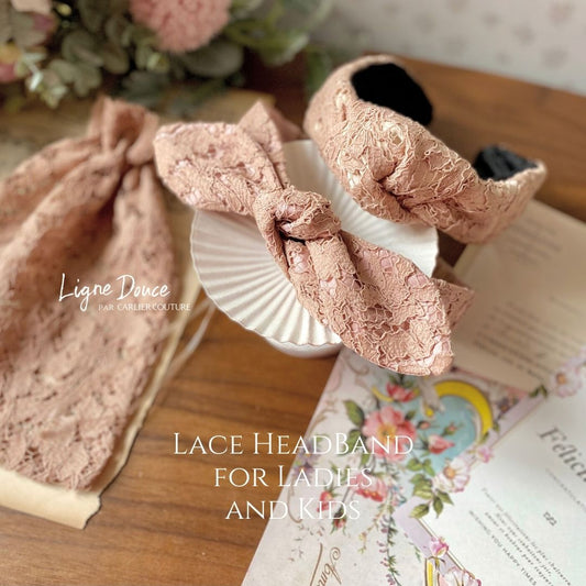 【ご予約専用ページ】日本製レースのヘッドバンドセット【ママ&キッズ】