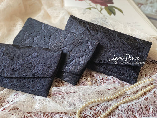 【即納品】袱紗・ブラックレース【慶弔両用】新柄!