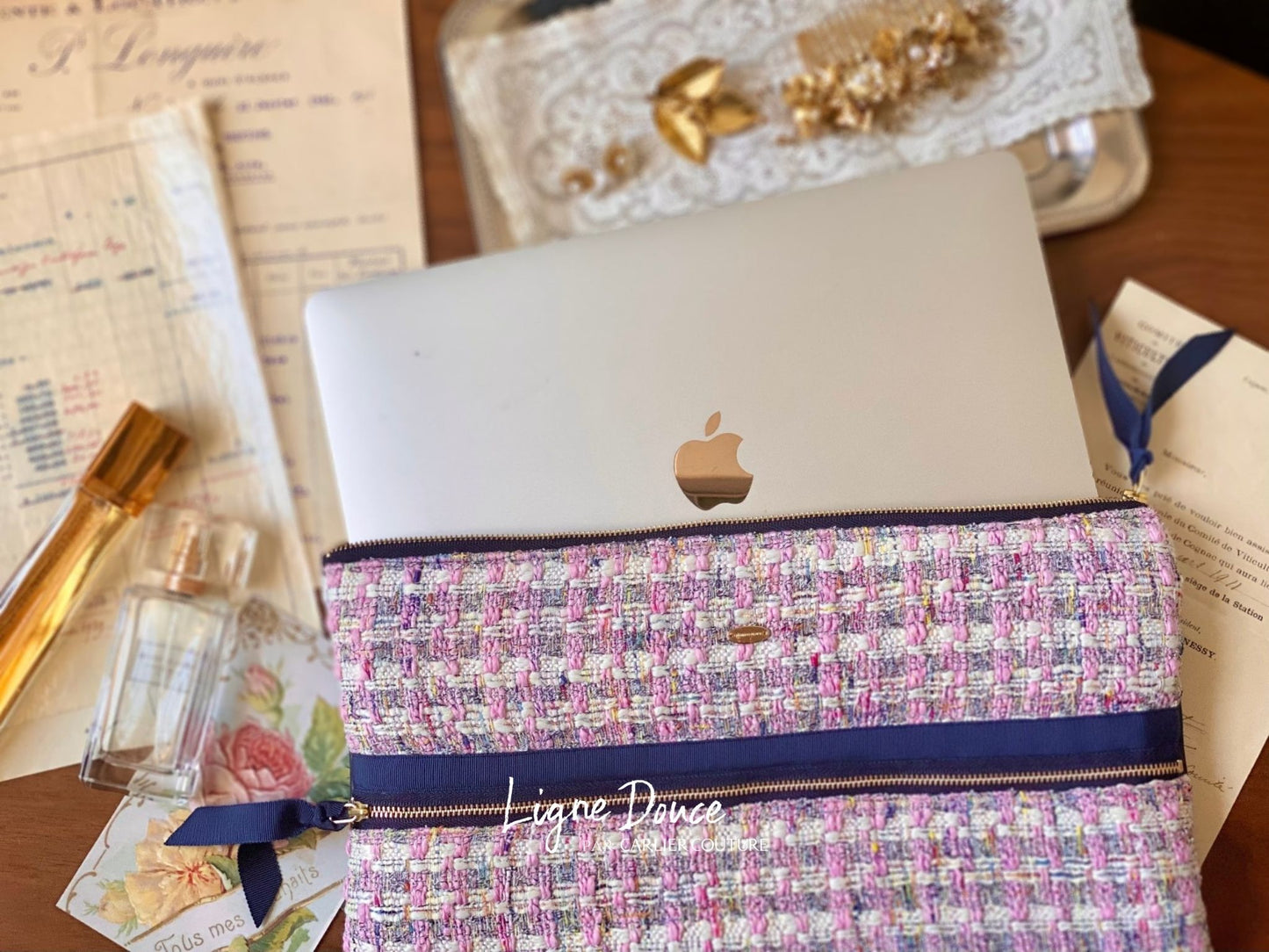 【ご予約専用ページ】フランス製ミックスツイードのiPadスリーブ【新色追加!】