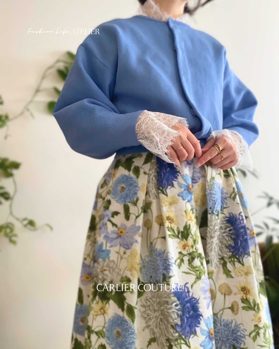 【受注終了】フローラルタックスカート