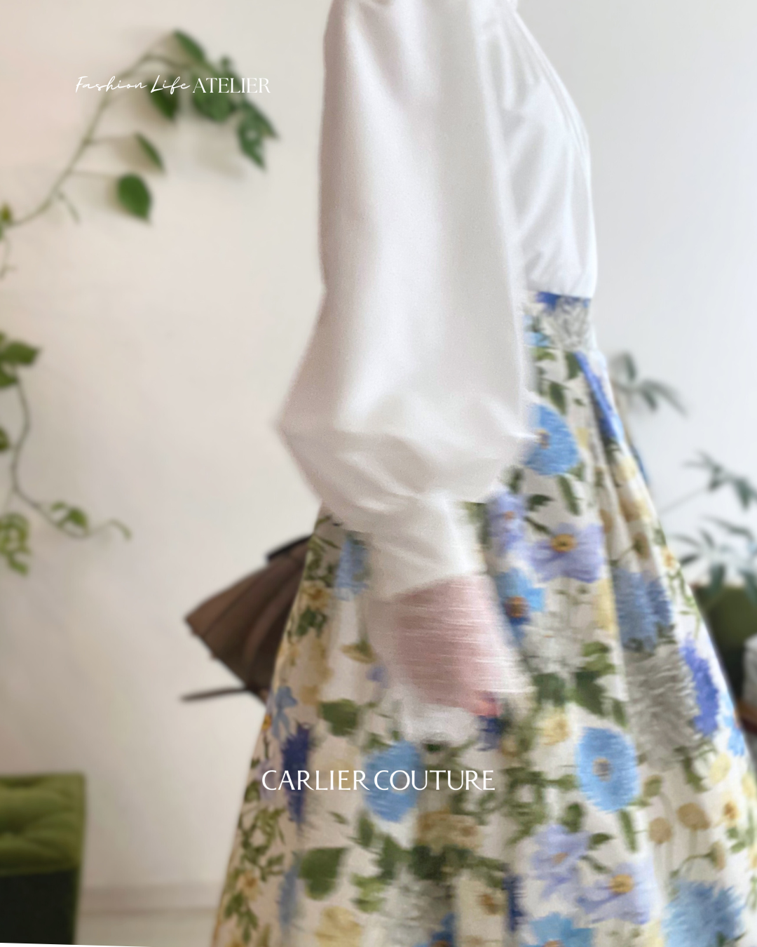 【受注終了】フローラルタックスカート